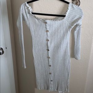 off the shoulder dress